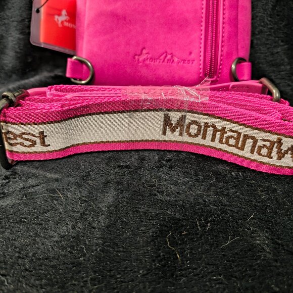 Montana West Pink Sling Bag Brand New (333) - Picture 3 of 7